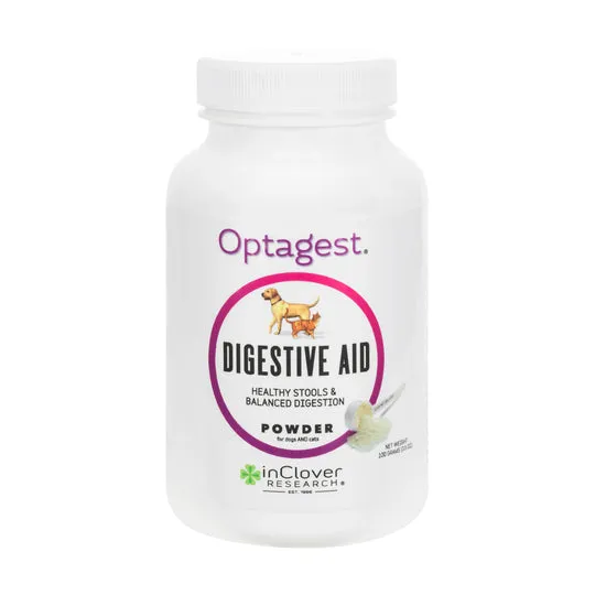 InClover Optagest Plant Based Prebiotics & Digestive Enzymes for Dogs & Cats