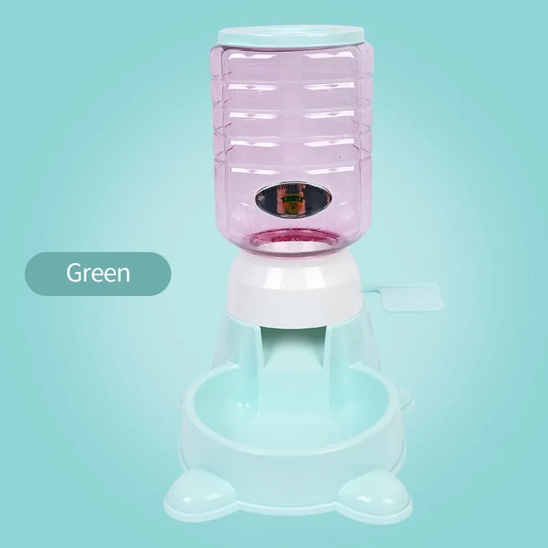 Interactive Push Type Pet Feeder