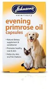 Johnsons Evening Primrose Oil Capsules 500mg For Dogs and Cats