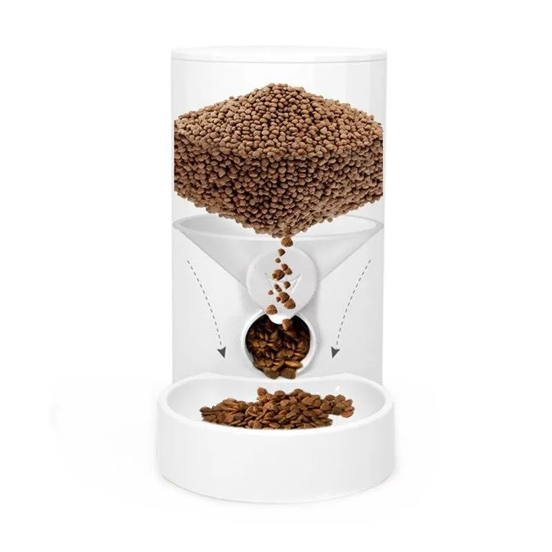 Large Capacity Minimalist Automatic Cat Feeder and Water Dispenser