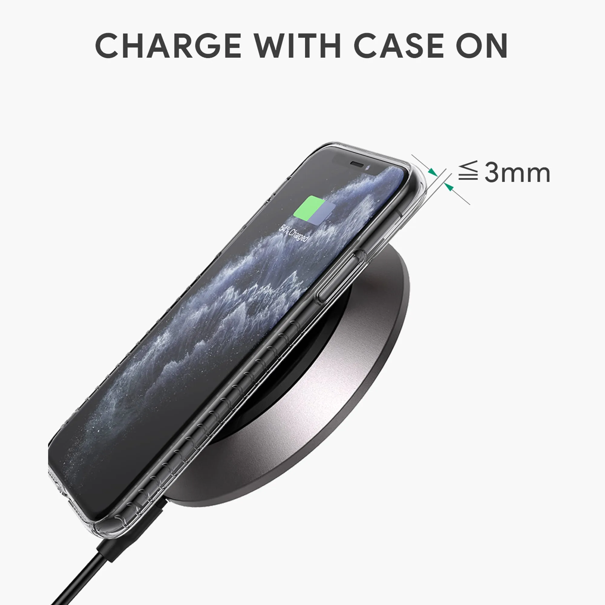 LC-Q11 15W Qi-Certified Wireless Charging Pad with Internal Cooling Fan