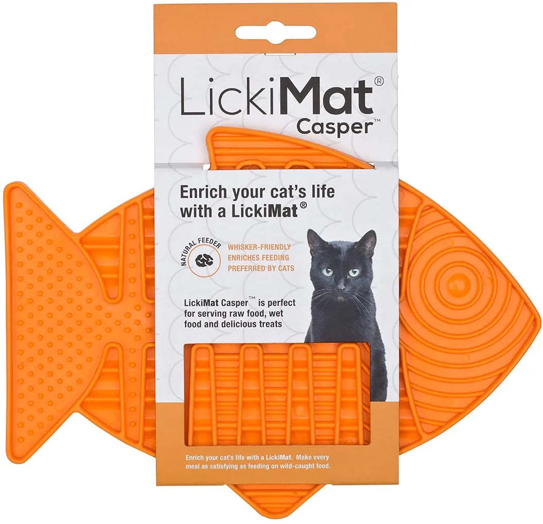 LickiMat Cat Classic Casper Slow Down Feeder/Mat