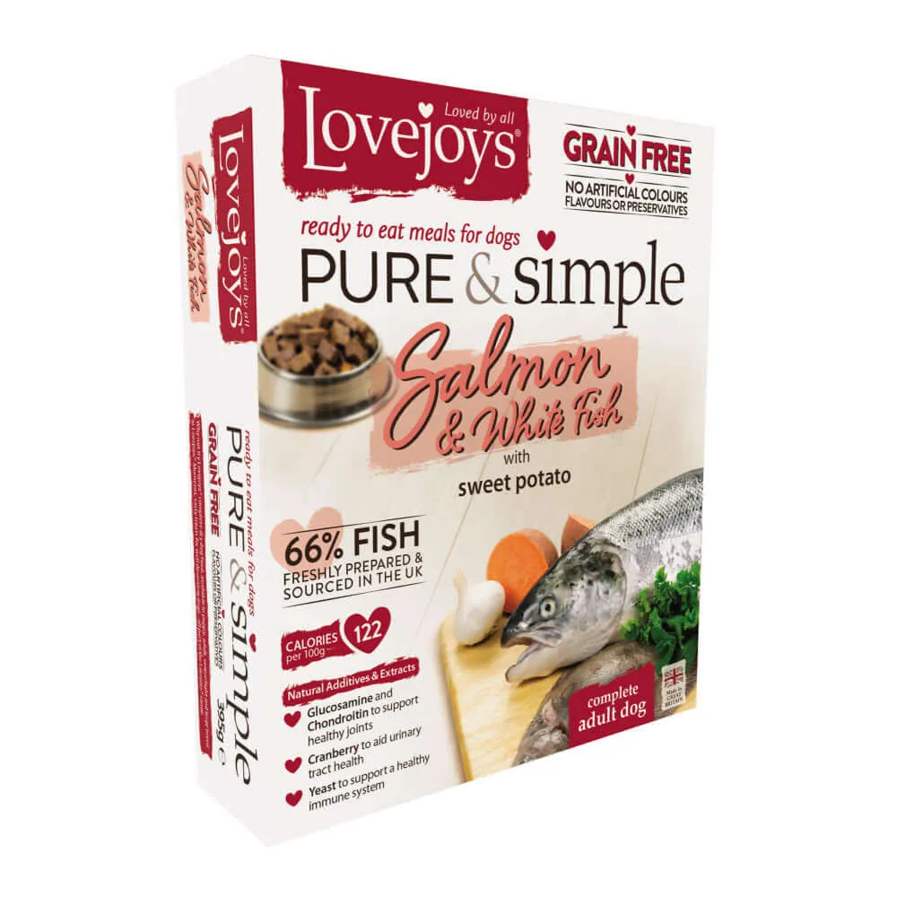 Lovejoys Salmon Pure & Simple Grain Free Complete Adult Wet Dog Food