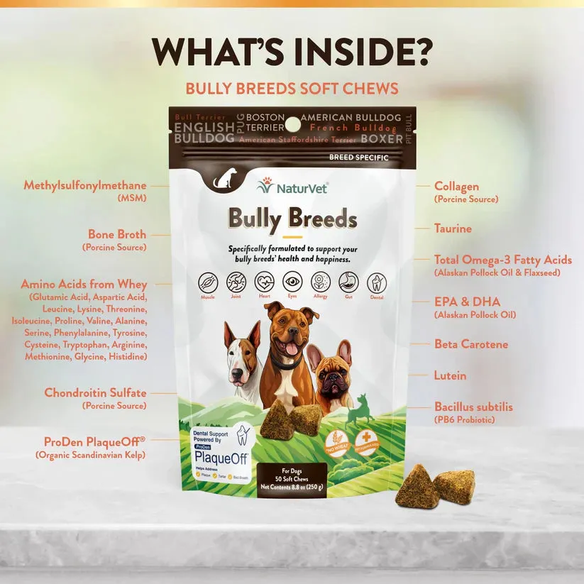 Naturvet Breed Specific Bully Breed Dogs (50 Count)