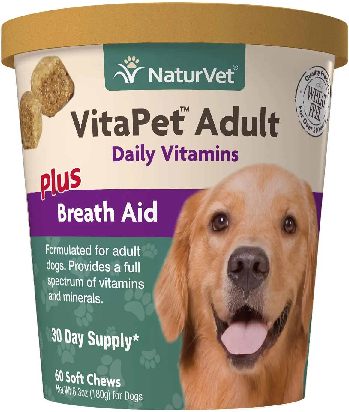 NaturVet VitaPet Adult Daily Vitamins Soft Chews (70ct)