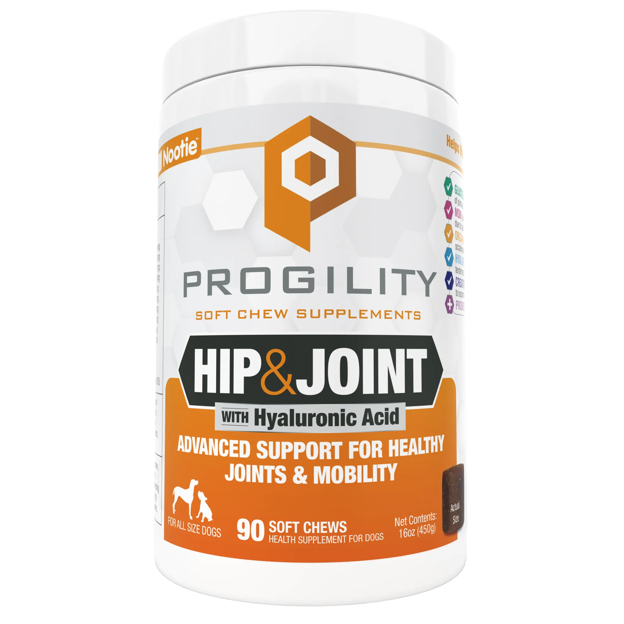 Nootie Progility Hip & Joint Soft Chew Supplement for Dogs