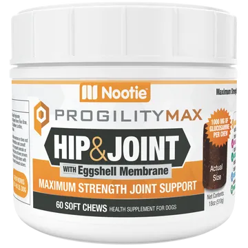 Nootie Progility Max Hip & Joint Soft Chew Supplement for Dogs (60 Soft Chews)