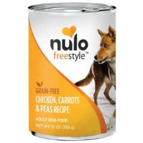 Nulo Freestyle Grain-Free Chicken, Carrots & Peas Recipe Wet Dog Food, 13 oz