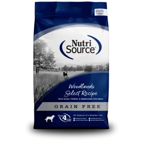 NutriSource Grain-Free Woodlands Select Formula Dry Dog Food