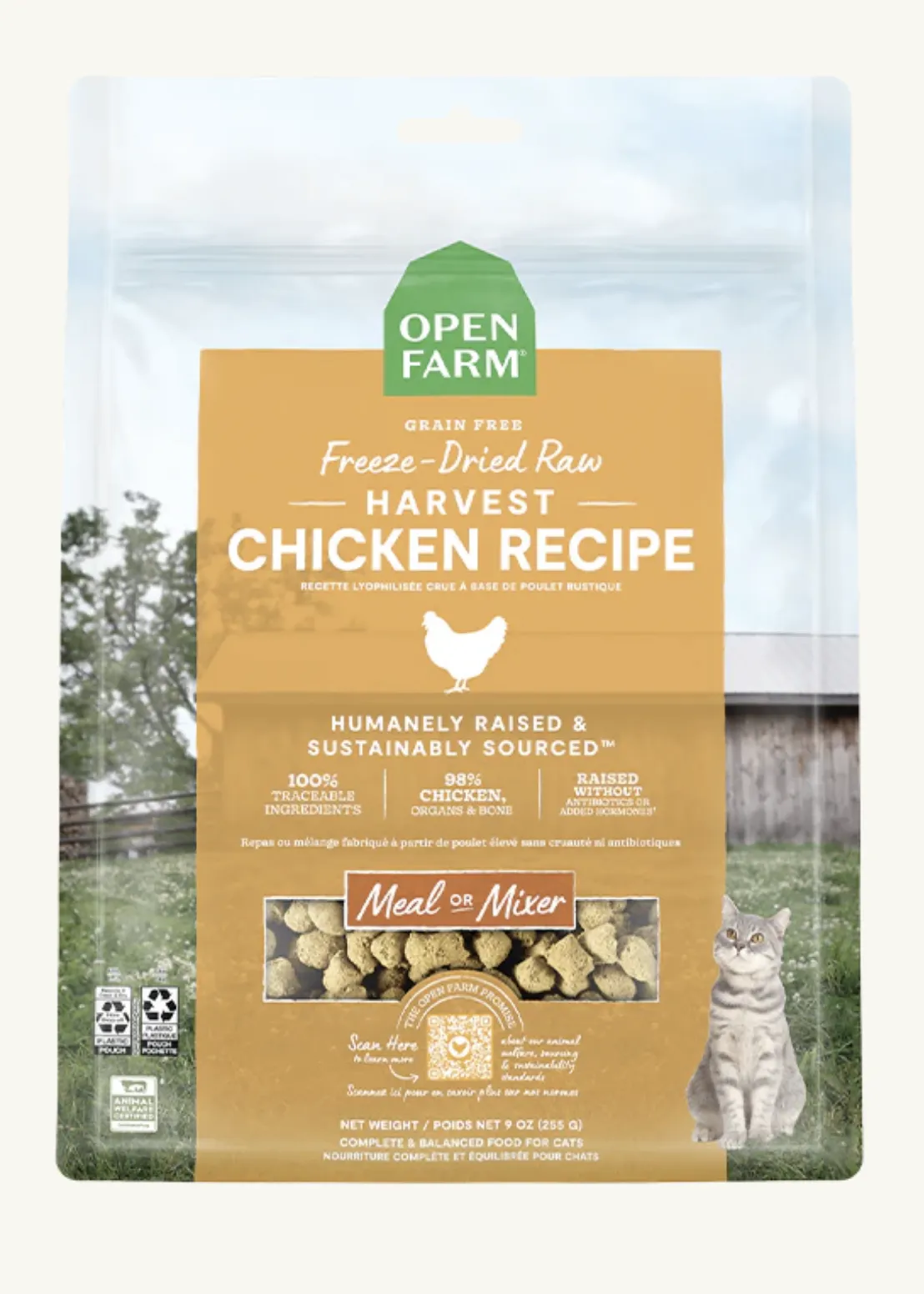 Open Farm Cat Freeze Dried Chicken