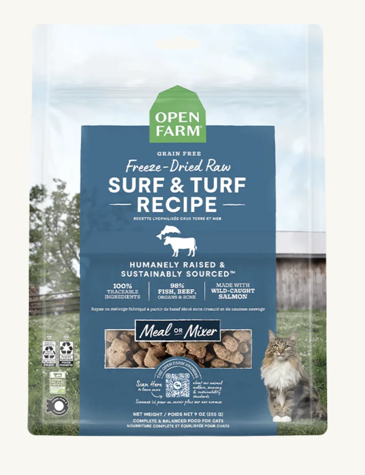 Open Farm Cat Freeze Dried Surf & Turf