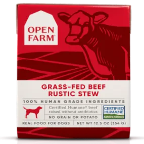 Open Farm Grain-Free Rustic Stew Beef Wet Dog Food  12.5 oz