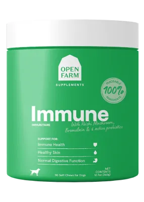 Open Farm Immune Supplement for Dogs 90 soft chews