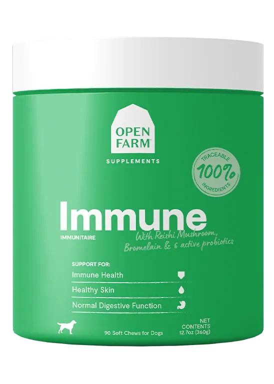 Open Farm Immune Supplement for Dogs 90 soft chews