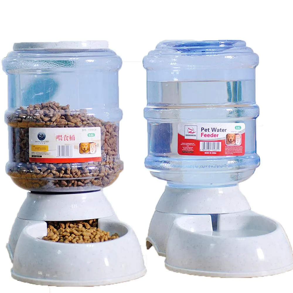 Pet Drinkers Cat Dog Automatic Feeder