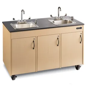 Portable Child Height Double Basin Lil' Deluxe Sink by Ozark River