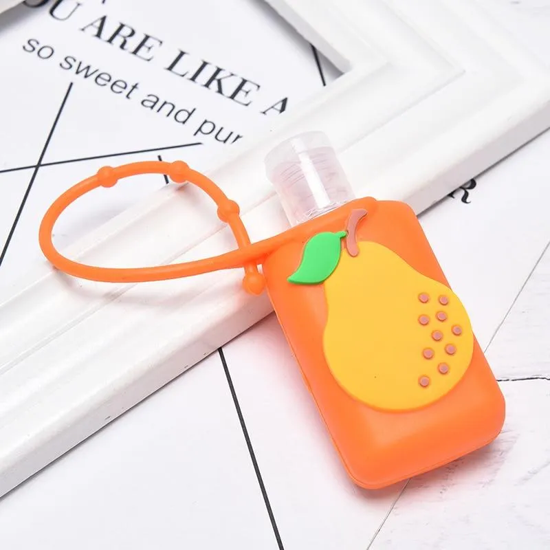 Portable Silicone Cartoon Design Mini Hand Sanitiser Gel Liquid Soap Dispenser