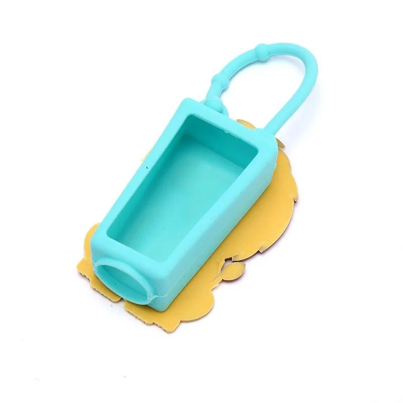 Portable Silicone Cartoon Design Mini Hand Sanitiser Gel Liquid Soap Dispenser