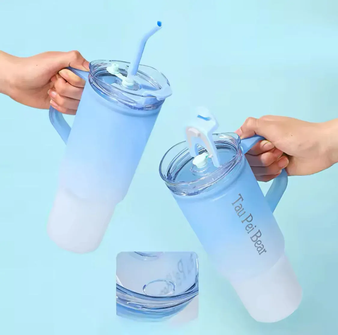 Portable Sports Water Bottle 3Pcs Set