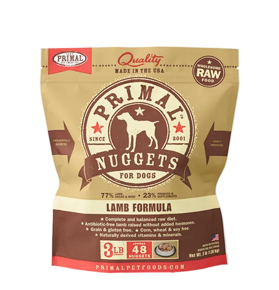 Primal Pet Foods Canine Raw Frozen Nuggets