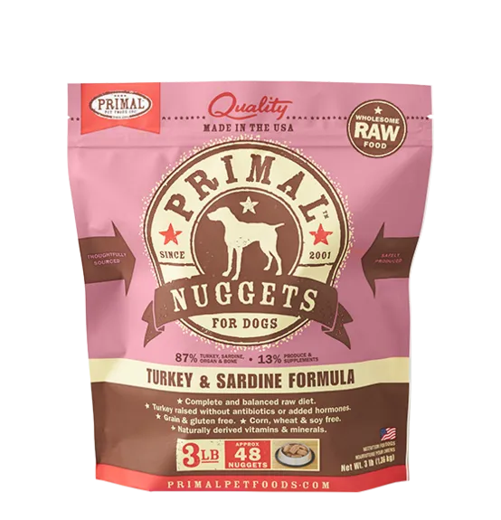 Primal Pet Foods Canine Raw Frozen Nuggets