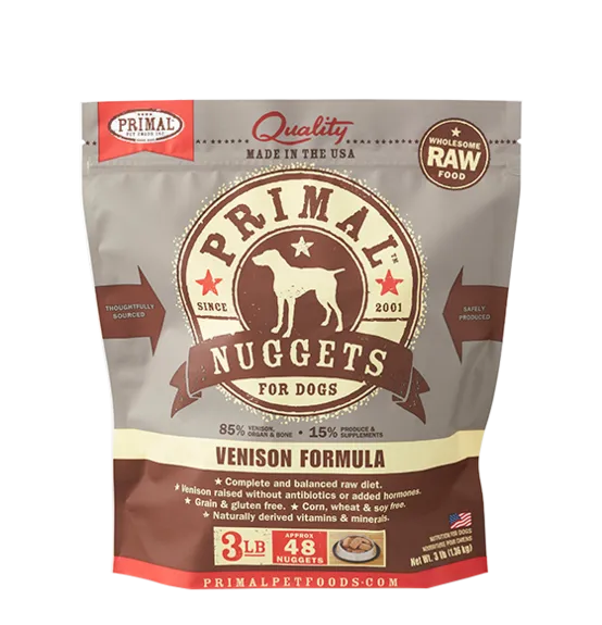 Primal Pet Foods Canine Raw Frozen Nuggets