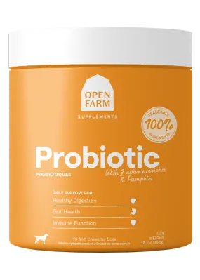 Probiotic Food Supplement Chews for Dogs