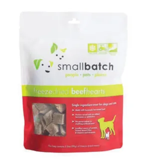 Small Batch Freeze Dried Beef Hearts Cat & Dog Treats