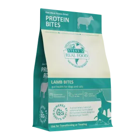 Steve's Lamb Protein Bites – Freeze-Dried Gut Health Treats for Dogs and Cats (4 oz)