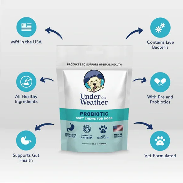 Under the Weather Probiotic for Dogs 60 chews