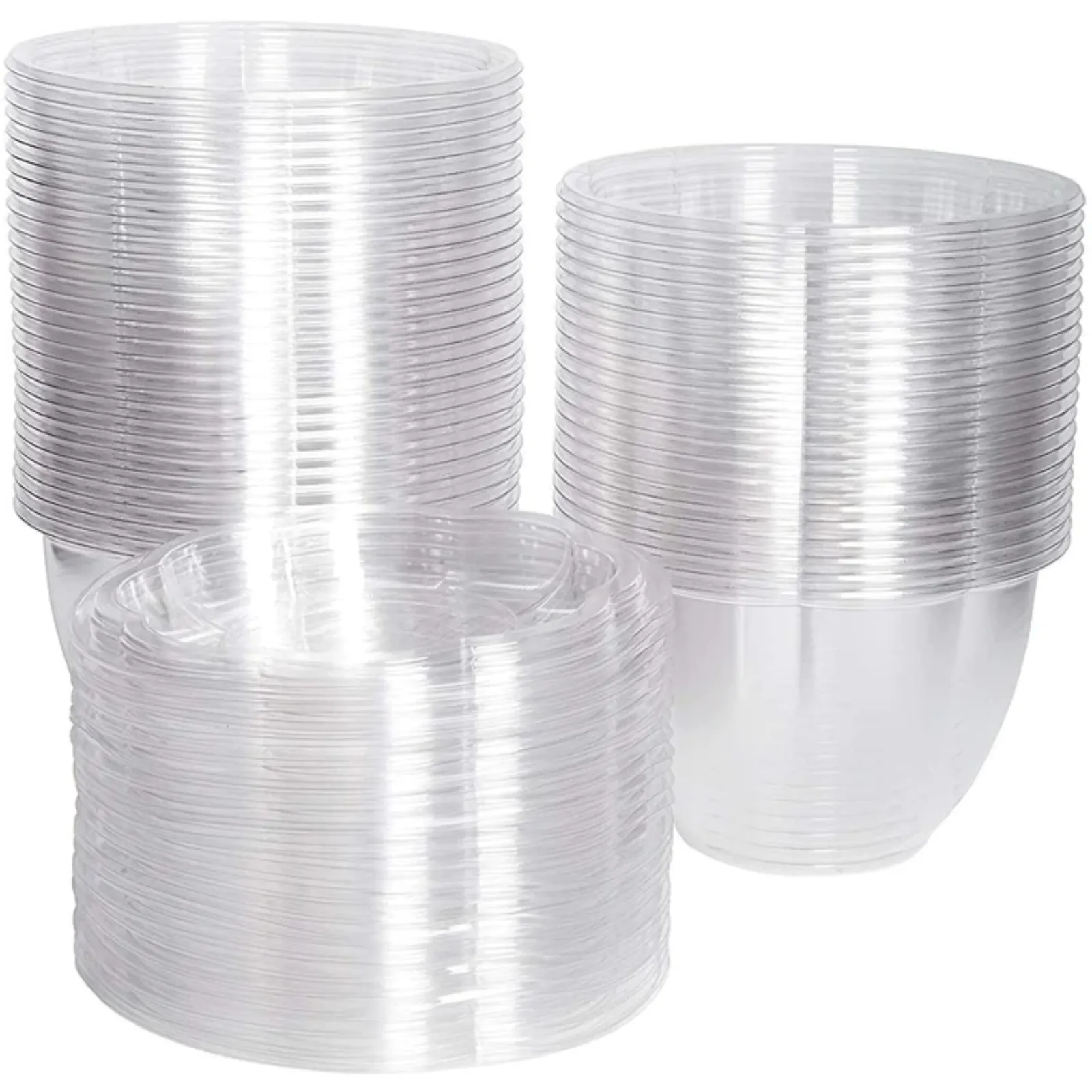 *WHOLESALE* 48oz. Rose / Salad Bowls To-Go Containers with lids | 150 ct/case