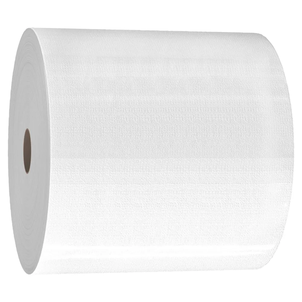 Wipers - WypAll® PowerClean™ X80 Heavy Duty Cloths (1 Jumbo Roll), 41025 / Floor or Wall Mount Dispensers 80579 / 80596