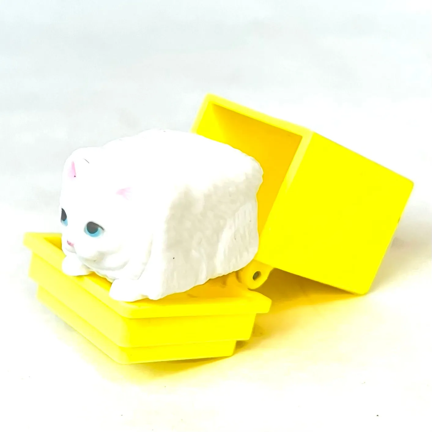 X 70966 Cat in Box Figurine Capsule-DISCONTINUED