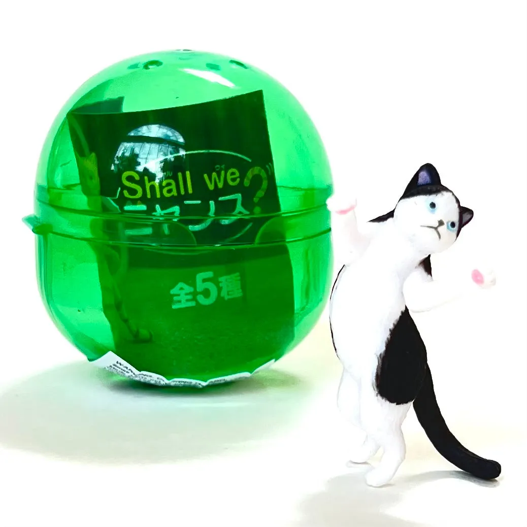 X 70979 Shall We Dance Cat Figurine Capsule-DISCONTINUED