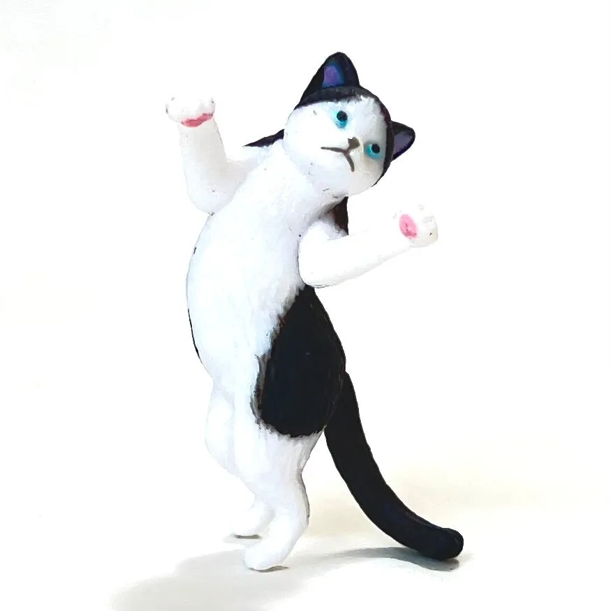 X 70979 Shall We Dance Cat Figurine Capsule-DISCONTINUED