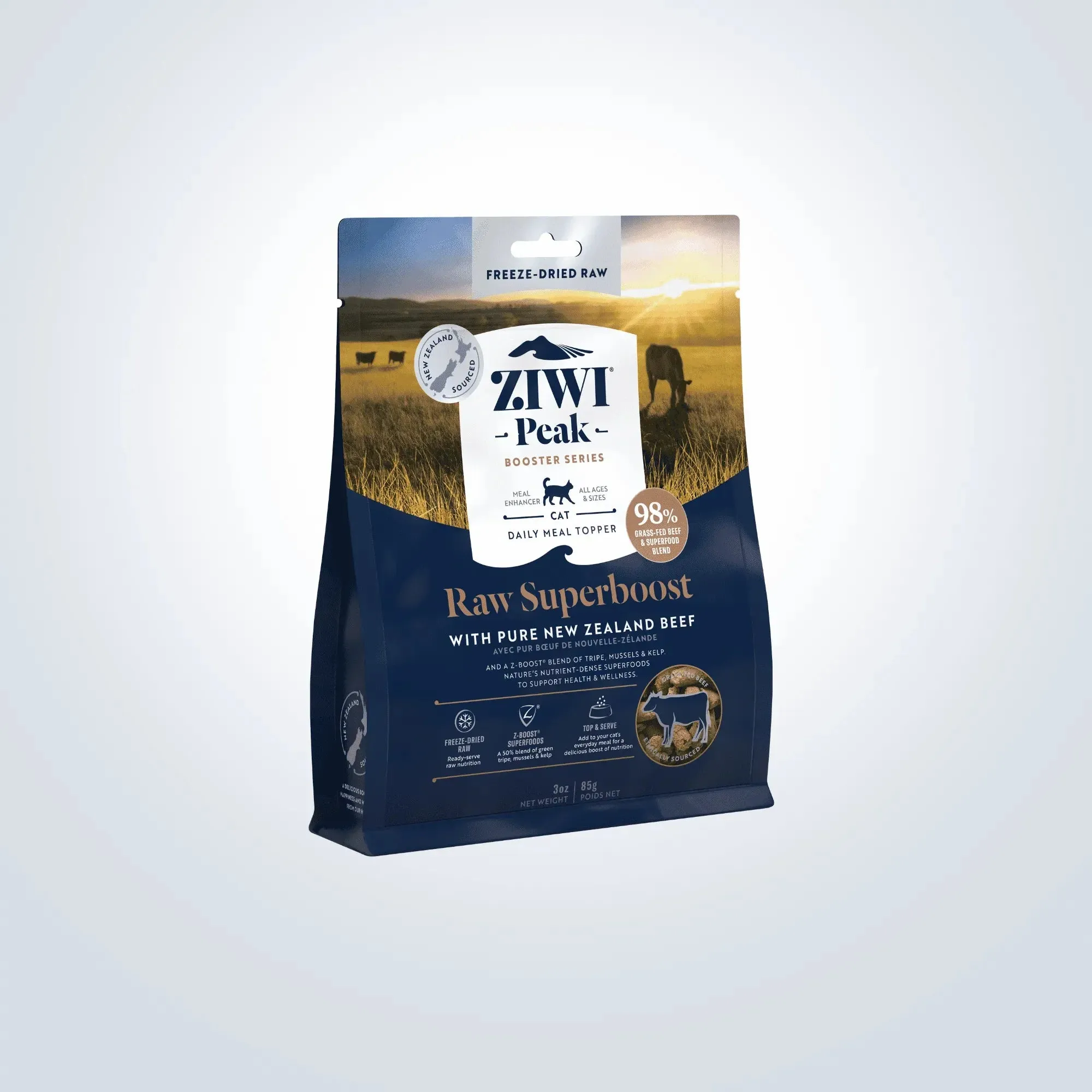 Ziwi Peak Freeze Dried Cat Superboost Beef 85g