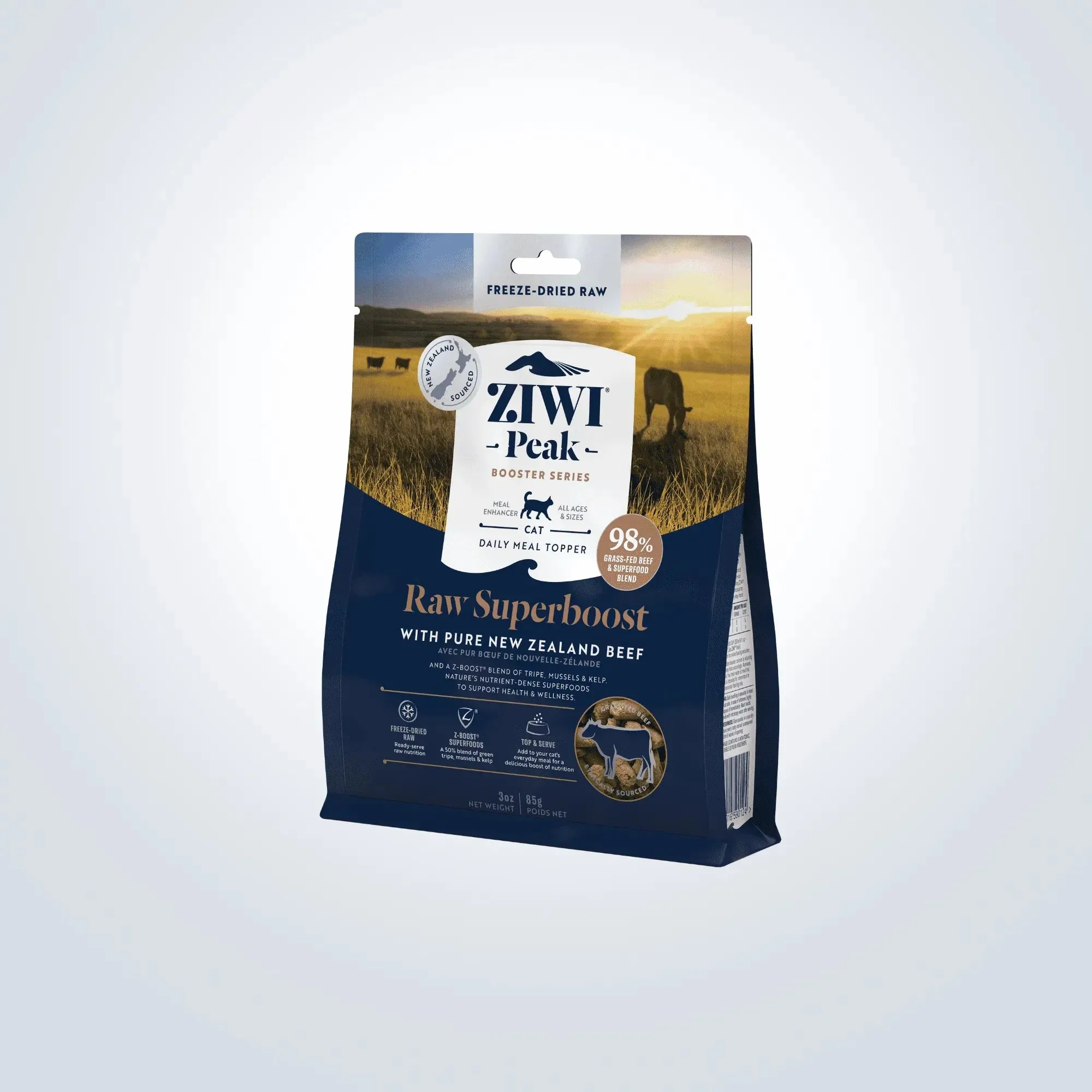 Ziwi Peak Freeze Dried Cat Superboost Beef 85g