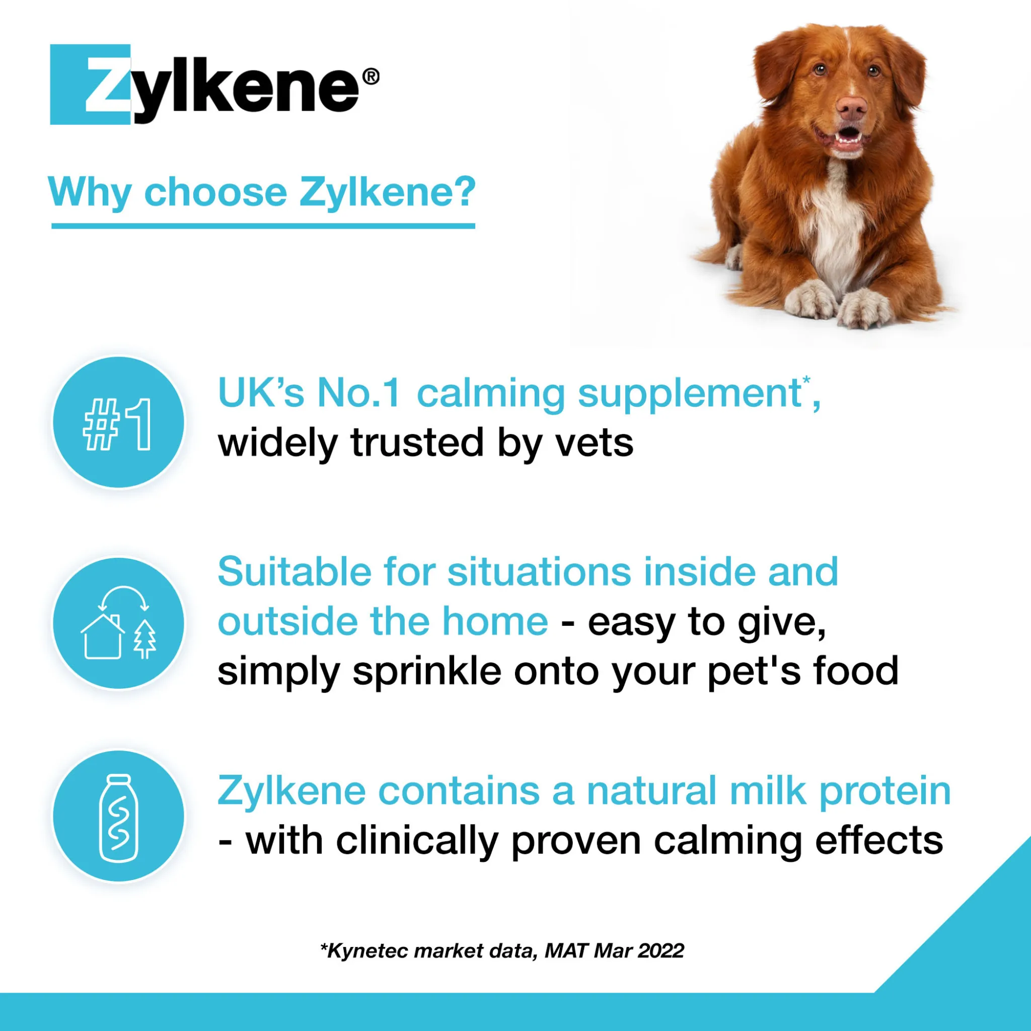 Zylkene Calming Supplement for Dogs 10-30kg - 225mg